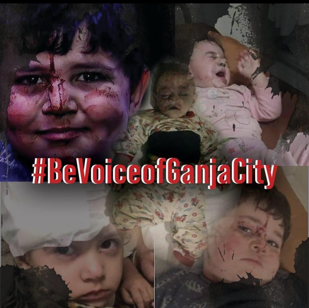 On October 17 at 1:00 am Ganja-located far from the warzone was hit by ballistic missiles by Armenian Armed Forces. As a result12 civilians(3 children)were killed and more than 40 were injured, civil infrastructure facilities were damaged. #babykillerarmenia #BevoiceofGanjacity