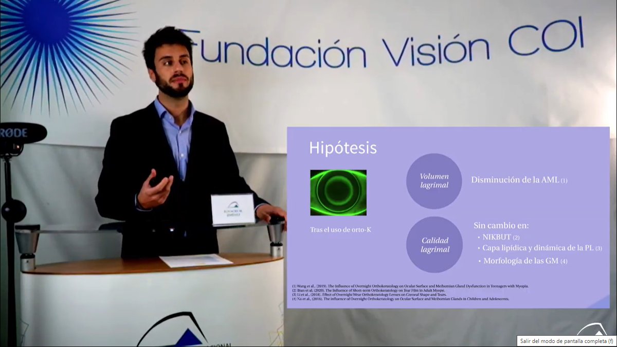 COI_Optometria's tweet photo. Seguimos con el TFM “Estudio de la película lagrimal y las glándulas de Meibomio a corto plazo tras el uso de #orto-K” realizado por Daniel Sirvent, Ignacio M. Jiménez, Rocio Fernández y Manuel Freire. Tutor: Antonio Verdejo 

#JornadasCOI #MasterCOI #PeliculaLagrimal https://t.co/nr1McPC9Jg