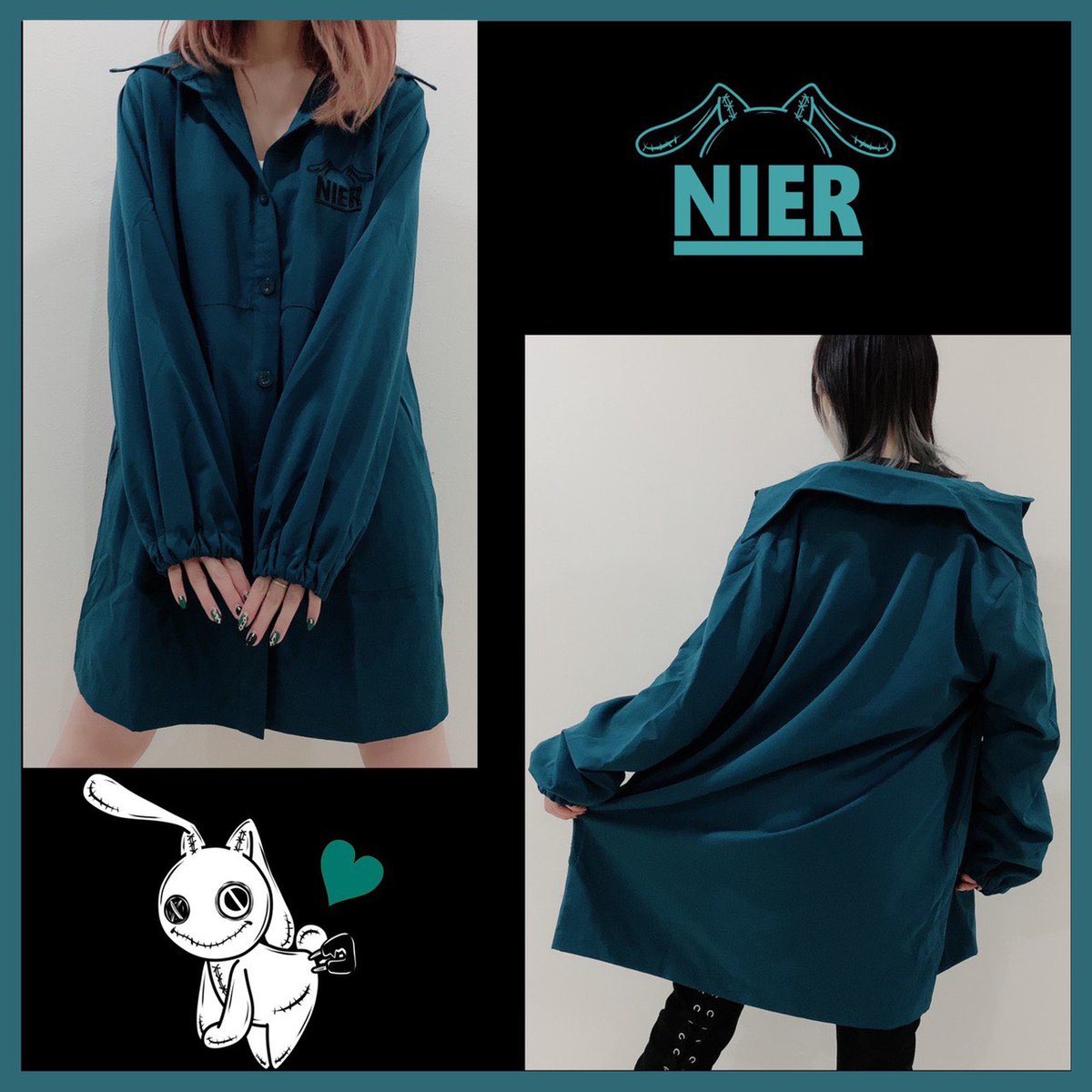 NieR_tokyo's tweet photo. 🎁本日〆切プレゼント企画🎁

【GREEN SHIRT OUTER】

🎊4名様にプレゼント🎊

◼応募方法
フォロー(@NieR_tokyo) &amp; RT
◼締切〆  本日24時

※鍵垢の方も対象内です。
こちらの商品は〆切後販売予定となります。

是非ご参加ください🙇‍♂️🙇‍♀️ https://t.co/5p6otRF1T8