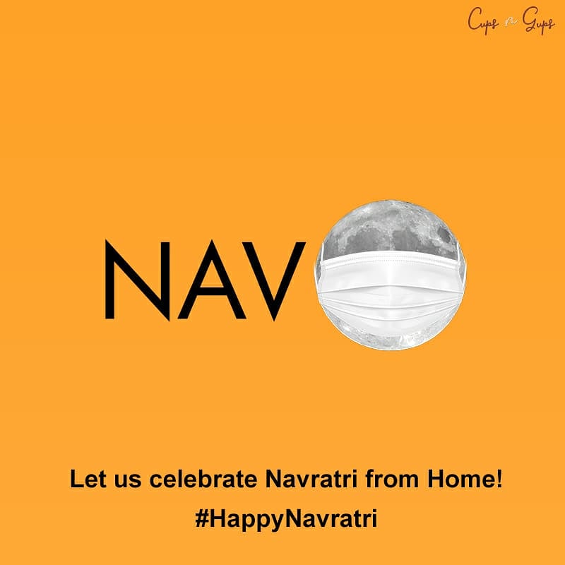 cupsngups's tweet photo. This #Navratri, let us spread the festive cheer from home by making sure that our loved ones stay safe.

#HappyNavratri

 #garba #navratrispecial 
#cupsngups
#entertainment
#lifestyle
#media https://t.co/nIO72kCsrG