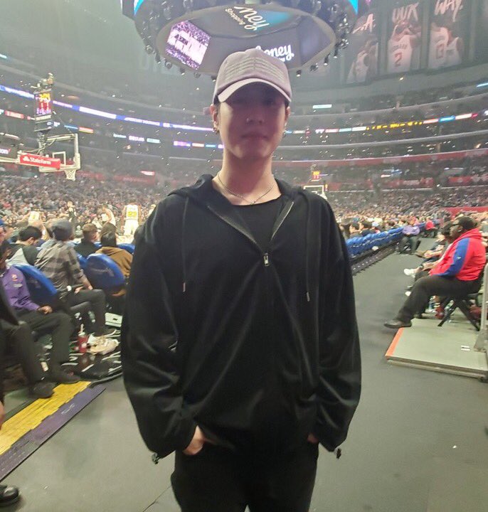 !One of the most surprising days was when Yugyeom got spotted on an NBA Clippers Game in LAApparently he also debuted in a group called GOTG7  #Yugyeom @real_KimYugyeom #Got7 @Got7Official~&
