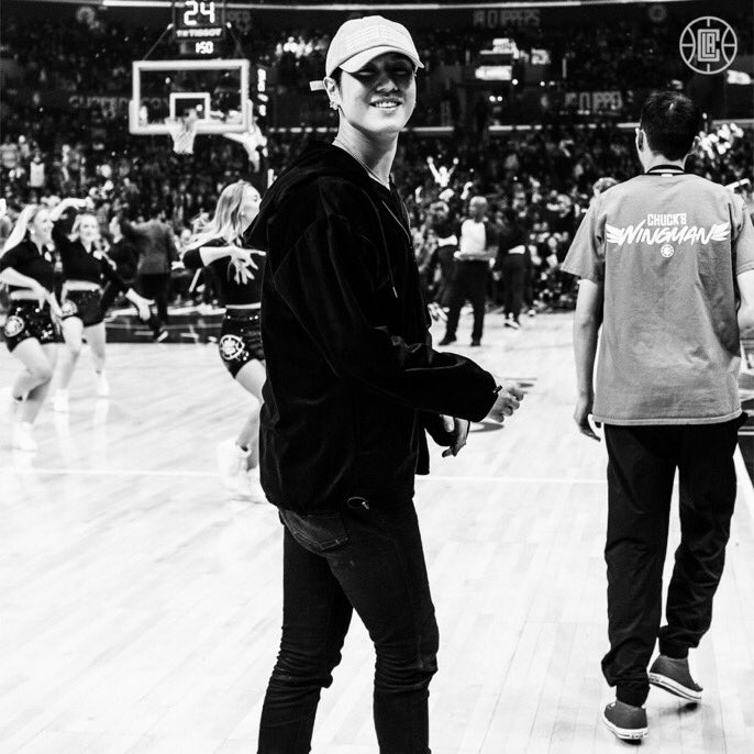 !One of the most surprising days was when Yugyeom got spotted on an NBA Clippers Game in LAApparently he also debuted in a group called GOTG7  #Yugyeom @real_KimYugyeom #Got7 @Got7Official~&