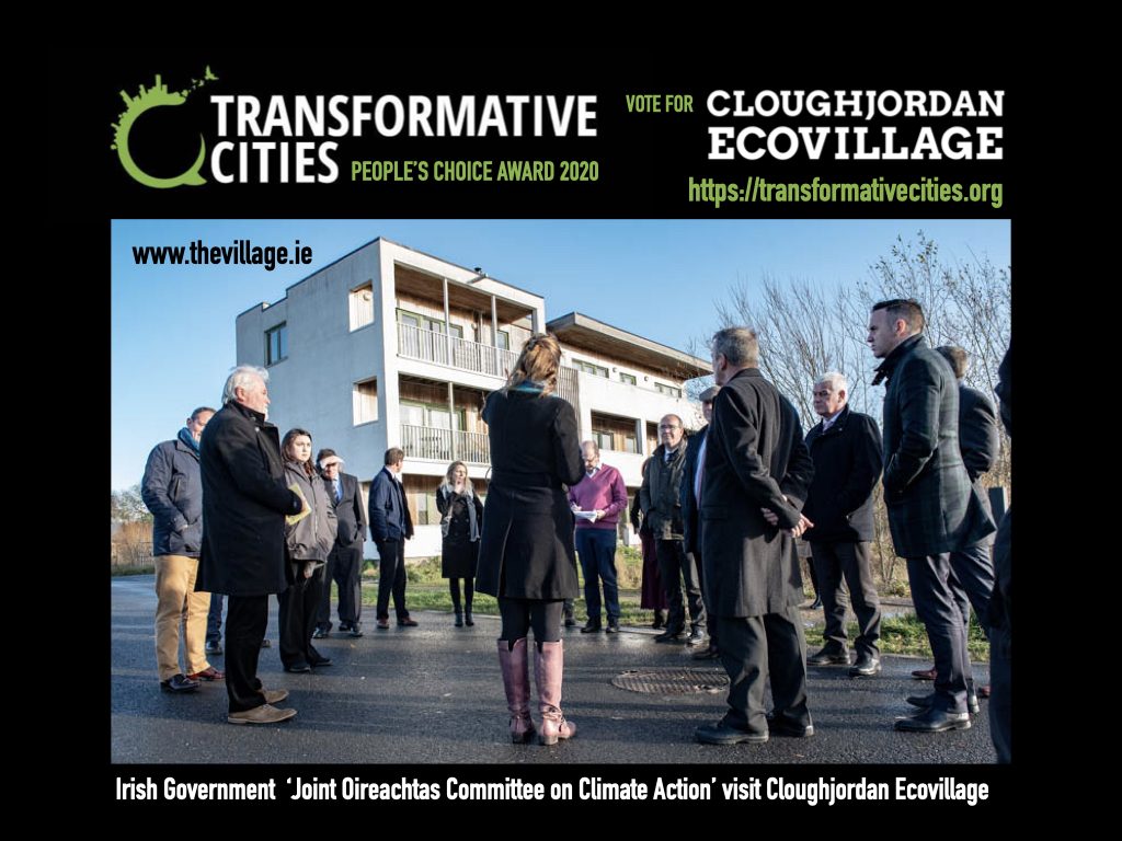CjnEcovillage's tweet photo. Vote for #CommunityLedHousing @CjnEcovillage #TransformativeCities 2020 Award- we have been shortlisted for the People Choice Award, See the finalists &amp; vote here.... 
https://t.co/tddEkZacbb

Appreciate your support. 
Please share. 

@SOA_ie
@nimble_spaces
@CualannO
@RoryHearne https://t.co/oT6nVbRDqQ