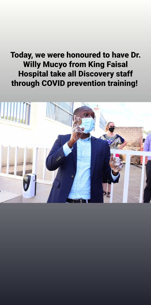 discoveryrwanda's tweet photo. Dr. Willy Mucyo took Discovery staff through COVID prevention training. Very insightful and practical session. Our team is taking all the necessary steps for a safe reopening! #thediscoverydifference #ChooseDiscovery #discoveryschoolrwanda https://t.co/WOoYIri1Nl
