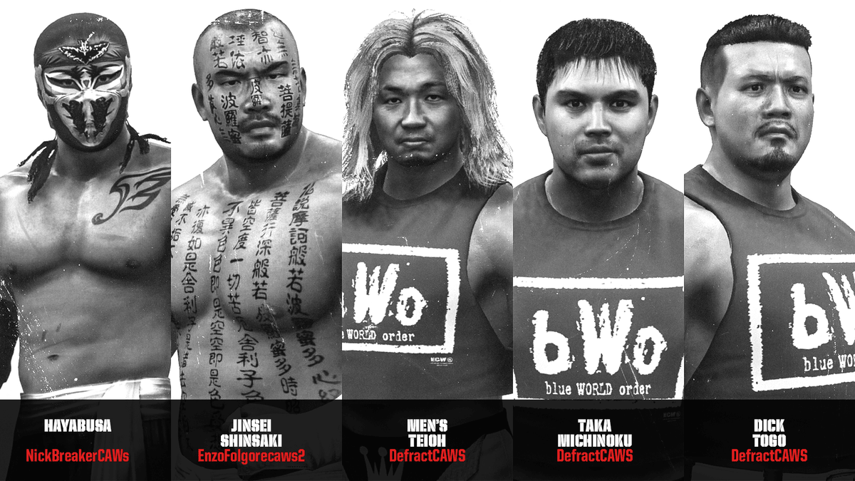 EcwLives's tweet photo. Please ensure your seatbelts are fastened and your seatbacks and folding trays are in the upright position... The International Stars Pack is now available on PSN. Use the Search tag #ECWLives 🔍 and check the creator names below to make sure you get the official releases! 🛫 https://t.co/Y8eej8bHzs
