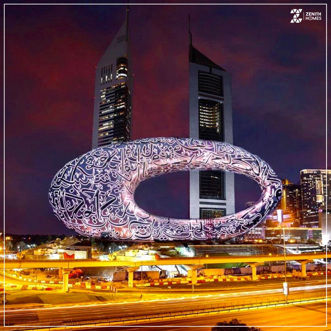 ZenithHomesRE's tweet photo. Dubai’s ‘Museum of the Future’ nears completion. 🤩
#dubai🇦🇪 #museumofthefuture 
The new landmark will make Dubai a hub for innovation and a testbed for emerging technologies.
#dubailandmarks https://t.co/oJPhYC0WiR
