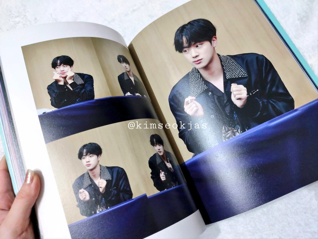  *drumroll* TIME FOR PHOTOBOOK SNEAK PEEKS! *I love the first one please I didn't know this existed **Soft Seokjin bc I am a soft stan gOodby3