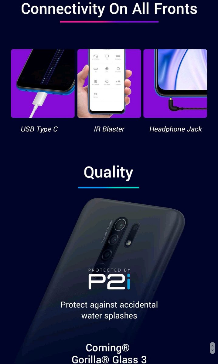 ishanagarwal24's tweet image. It also features Gorilla Glass 3 and P2i Splash Proof coating for durability.

And of course, you get USB Type-C, IR Blaster and a Headphone Jack.

Do let me know why you might prefer the #POCOM2 as your daily driver... #IshanxPOCO
