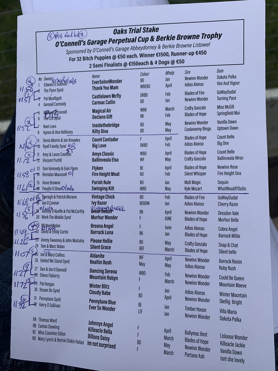 betbrowne2015's tweet photo. First Round Iaks Abbeydorney @BoylesportsDamo @KeenanSean @ICC_Coursing https://t.co/8QyX49AjJb