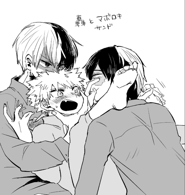 とどろきVSまぼろき と挟まれるかちゃ 