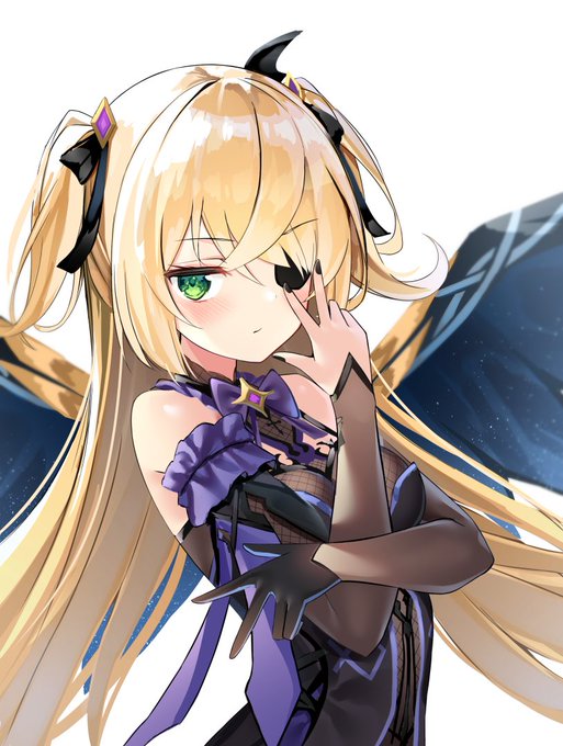 風の翼がお気に召したらしいフィッシュルちゃん
#原神  #Genshin 