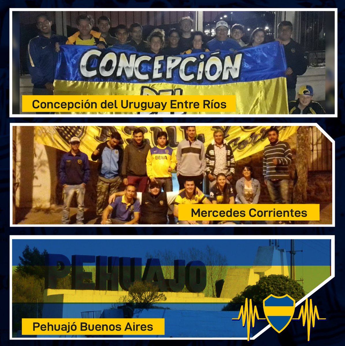 PatriaXeneize's tweet photo. Este sábado desde las 13 hs la 🇦🇷 será un grito unido por #BocaJuniors, en una nueva edición de Patria Xeneize por @Cadena_Xeneize.Te invitamos a conocer la pasión por el único grande y el trabajo que hacen sus peñas 🇸🇪
#vamosboca https://t.co/EVncwpJQkC