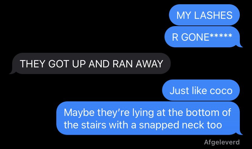 CocoStPierreV's tweet image. || me ranting about losing my fake lashes