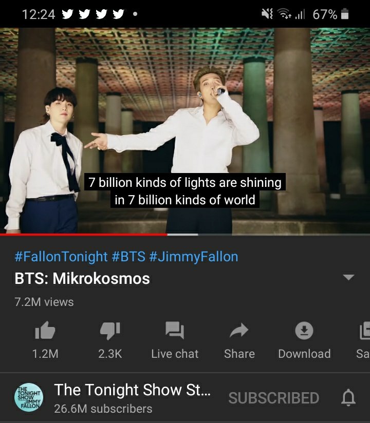 zergdouniot7's tweet photo. Yall Fallon show added English subtitles to all BTS week performances (Idol, Home,Mikrokosmos and Black Swan even Dynamite )

@BTS_twt https://t.co/h45X9JzPNF