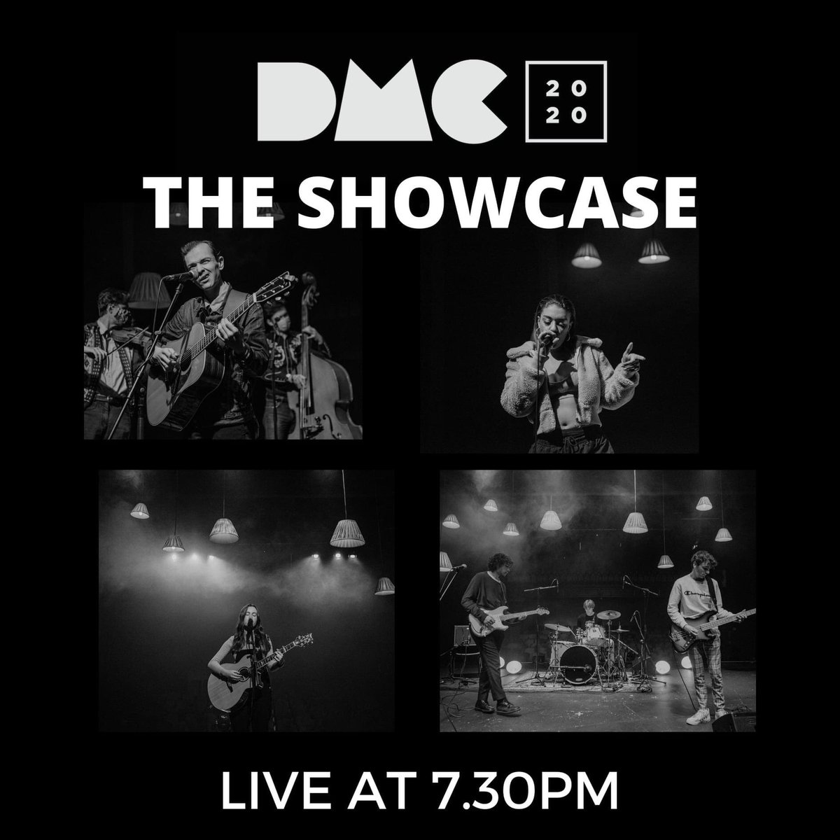 ⚡️ 7.30pm: DMC 2020 Showcase Online featuring sets from @AWKWRDFP, Nova Scotia the Truth, @eliadavidson1 and The Curb. This Showcase will only be available to watch tonight - A ONCE IN A LIFETIME STREAM! So make sure you tune in at 7.30pm on the dot here > bit.ly/2H8B1Kn