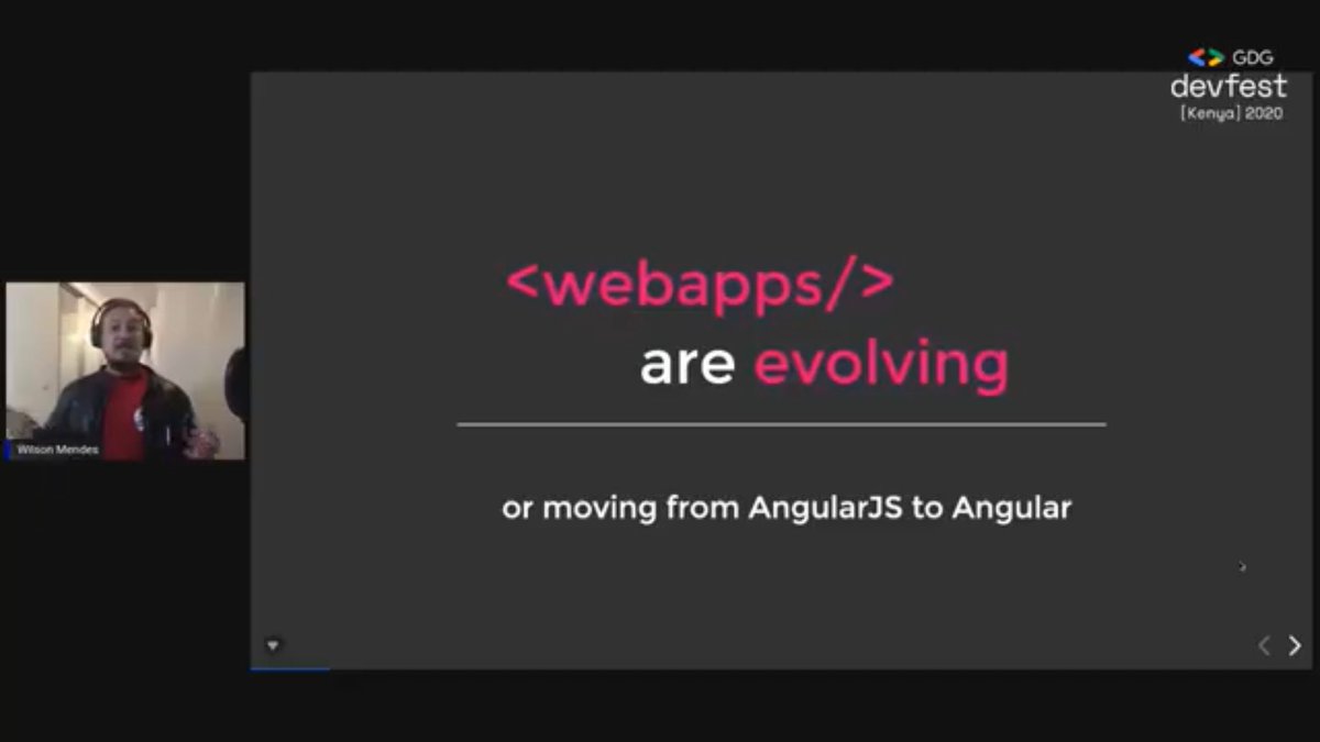 LukeReign_'s tweet photo. Having #ngFun with @willmendesneto GDE Angular
#DevFestKenya #DevFest https://t.co/b5EaW83vf9