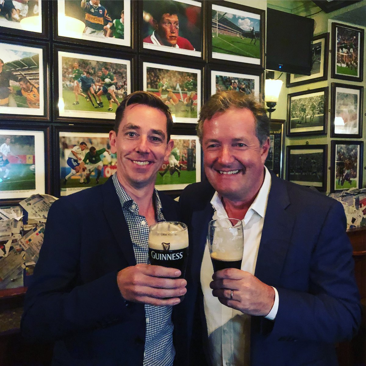 Piers Morgan (@piersmorgan) on Twitter photo Thanks for all the kind messages from Irish fans/friends/family about my <a href="/RTELateLateShow/">The Late Late Show</a> appearance last night. I’d have usually woken up in Dublin with a massive hangover after a post-show Guinness sesh with the brilliant Ryan Tubridy.
Covid ruins everything. Thanks for all the kind messages from Irish fans/friends/family about my <a href="/RTELateLateShow/">The Late Late Show</a> appearance last night. I’d have usually woken up in Dublin with a massive hangover after a post-show Guinness sesh with the brilliant Ryan Tubridy.
Covid ruins everything.