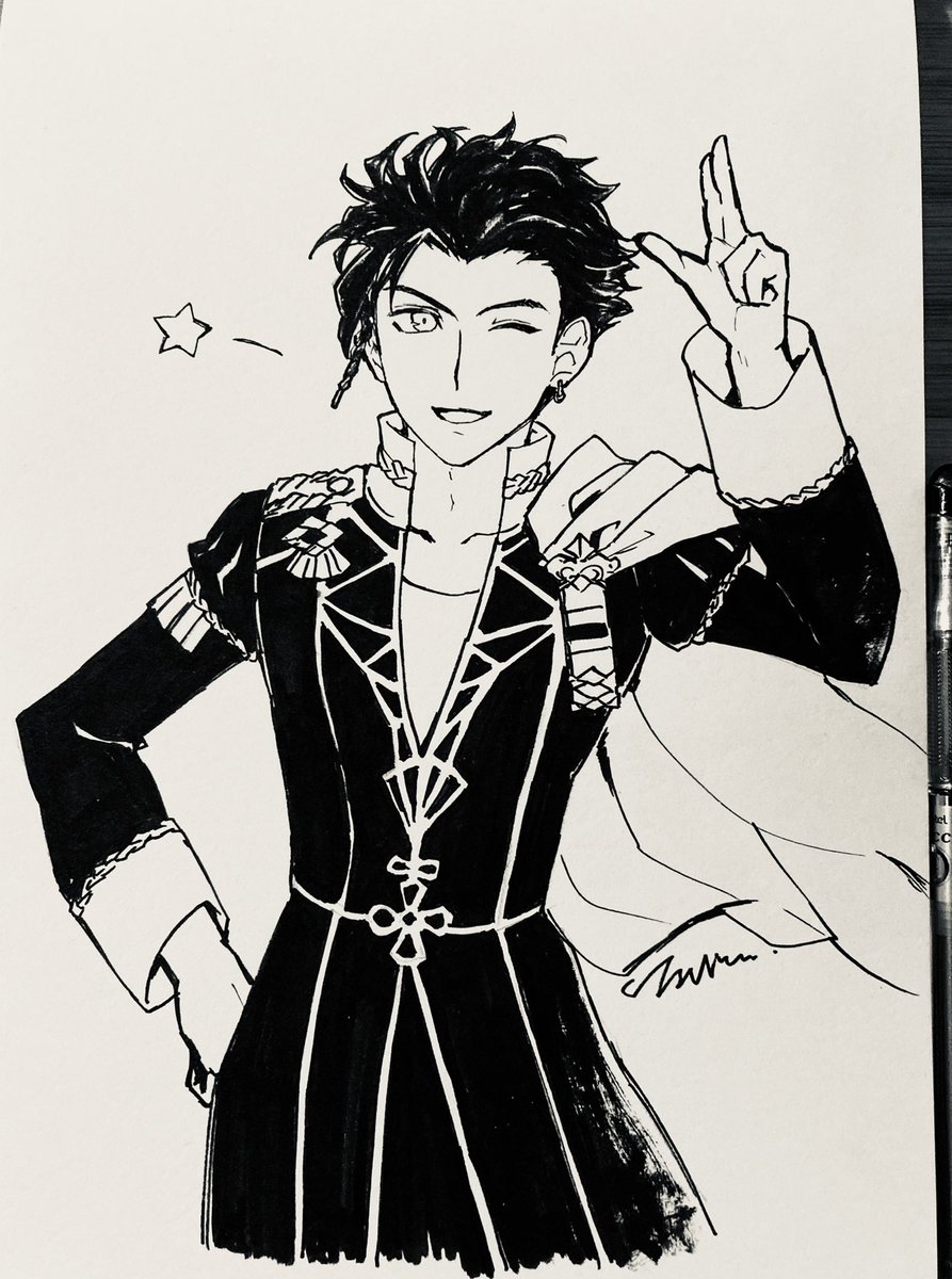 Claude

He is a tactician who attracts players with unexpected winks.

#inktober2020 #FE3H 