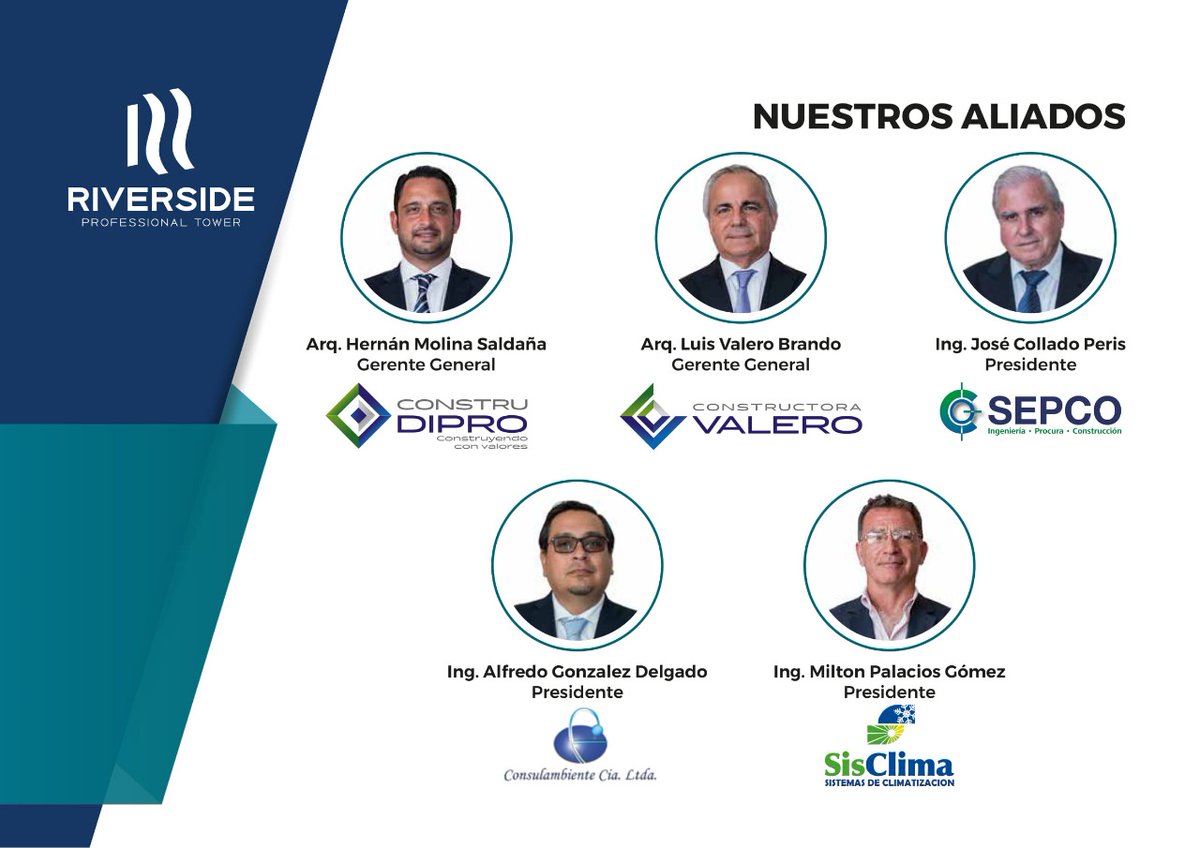 Riverside Profesional Tower

Nuestros aliados 

#samborondon #samborondoncity #samborondonplaza #samborondonemprendedor #guayaquil #guayaquilemprende #islamocoli #inversion #oficina #consultorio #invertir #riversideprofesionaltower #oficinas #INVERSIONESINTELIGENTE