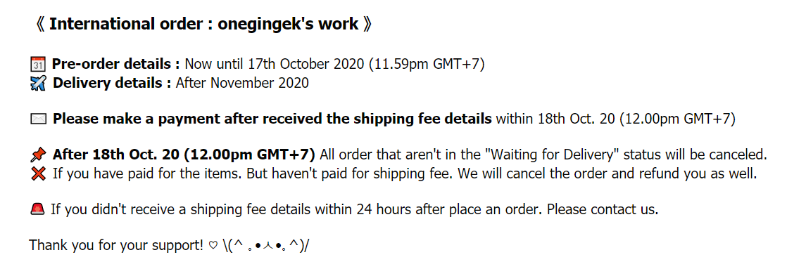 There are 30 minutes left to order onegingek's work.🥰