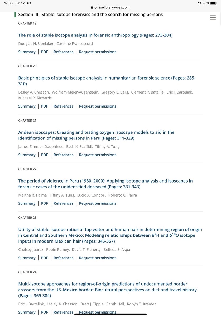 WolfmannotJack's tweet image. 2/2 ...some great examples of #forensicanthropology and #stable_isotopes complimenting each other with chapters written by wonderful and brilliant colleagues like Lesley #Chesson, Eric #Bartelink, Clement #Bataille, @bumbanian, and Michael #Richards to name but a few.
