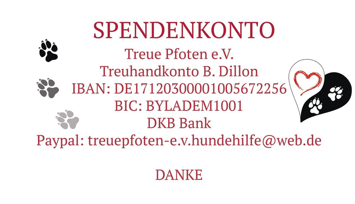 Wer kann uns bitte helfen😔❤️🙏🏻
Soeben wurde eine alte kranke Mama mit Tumor und ihre 2 Kinder aus der Tötung gerettet. Sie sind jetzt in der Klinik und werden versorgt.
Die Mama muss später, wenn sie sich erholt hat, operiert werden.
Wer kann uns mit den Klinikkosten helfen?!❤️