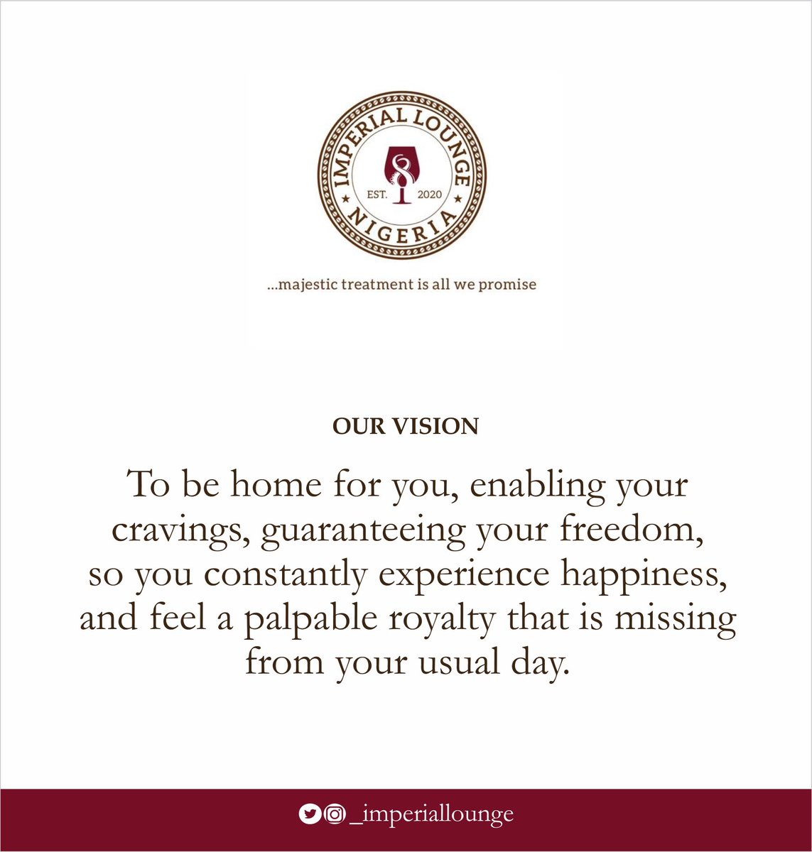 _imperiallounge's tweet photo. majestic royalty is all we promise... invest in @_imperiallounge now to build this chain of happiness with us. Call 0908 679 0208 or email yourmajesty@imperiallounge.ng 
.
.
.
.
#coffee #coffeelover #coffeetime #coffeeaddict #wine #winelover #winetasting https://t.co/Y4UOYSPVrS