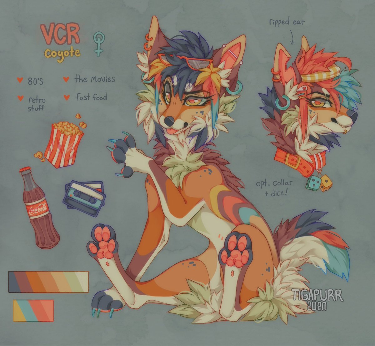 My new daughter oml I love her! 
10/10 art and design by @tigapurr 💖