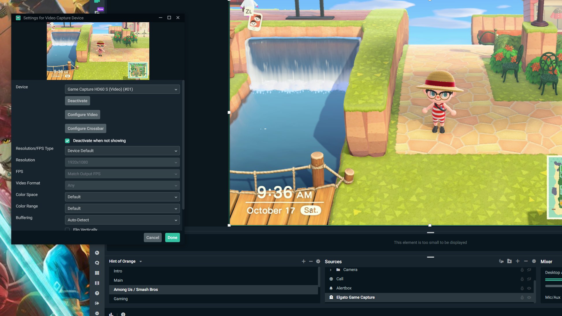 Rogersbase Fixed The Stutter Issue For Some Reason Obs Had Two Game Capture Options And Auto Defaulted To Elgato Game Capture Hd Instead Of Game Capture Hd60s We Re All Good Now