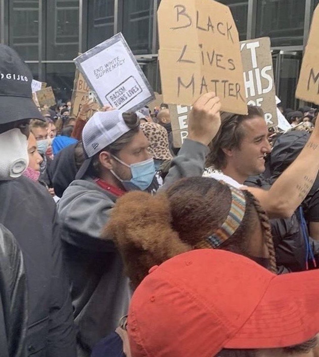 Tweeted a link with ways to help on BLM movement and also went to protests  https://twitter.com/NiallOfficial/status/1267553125315076098