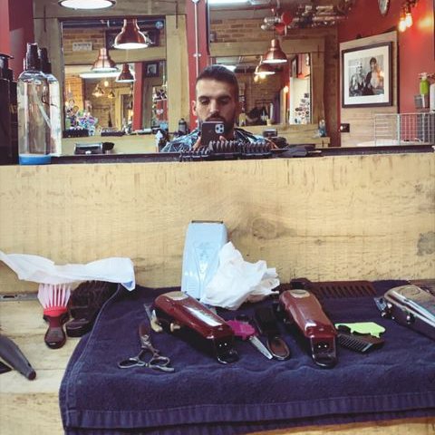 Quiff hacked at in Hackney!
Cllr <a href="/metecoban92/">Mete Coban MBE</a> at <a href="/BucksBarbers/">Bucks Barbers</a> this afternoon. Hacked isn't the right word skillfully snipped is but that doesn't work as bad wordplay!