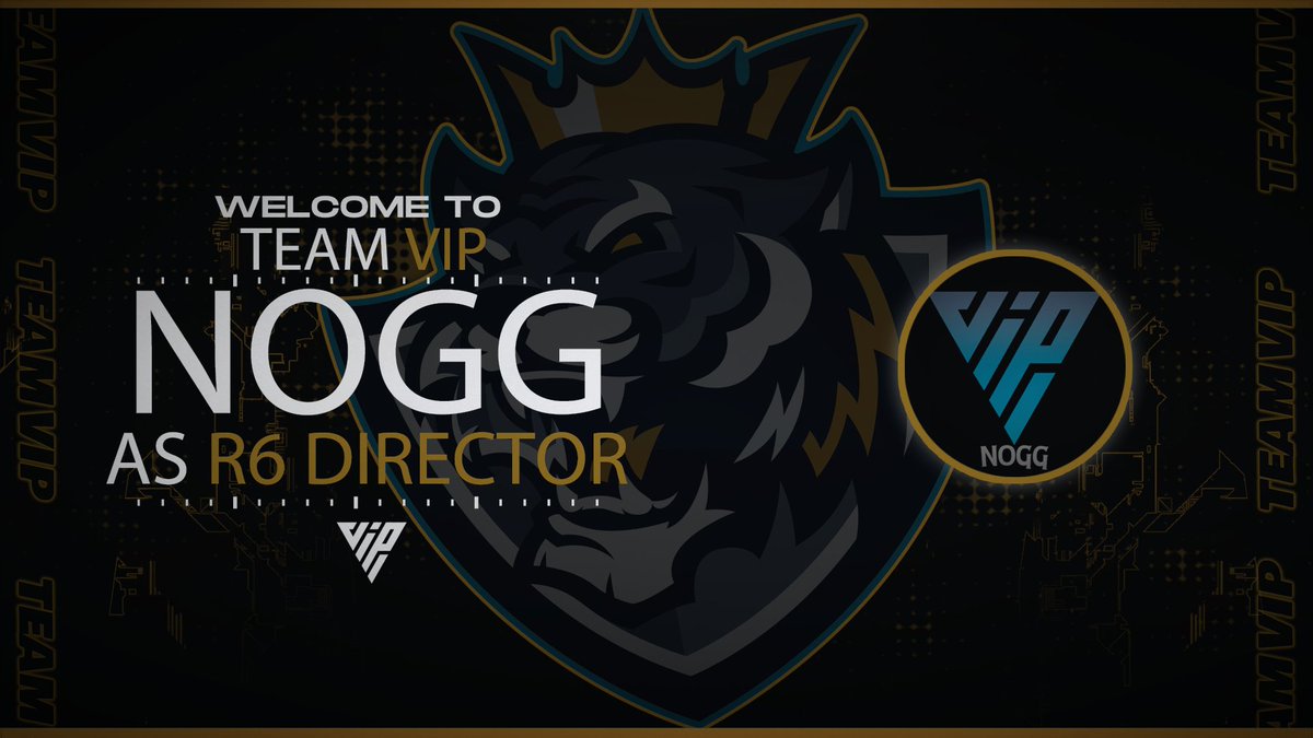 xTeamVIP's tweet image. Join us in Welcoming @Nogg__ as Director of our R6 team!
Glad to have you apart of the #VIPFamily, Cant wait to see what we can get done!

Make sure to show some love and drop a follow!

#VIPStatus #VIPszn
