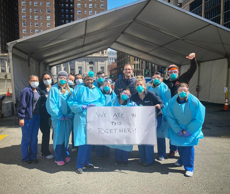 TJUHospital's tweet photo. We are excited to announce that our Swab Squad is the recipient of the inaugural Health Advocacy Hero Award from ICAP, a global health organization based at @ColumbiaMSPH. https://t.co/c36f4lLz18