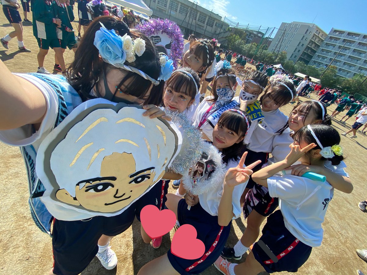 rarizun's tweet photo. 今年は体育祭中止にならずに済んだんだ〜❤︎
当日まで実感なかったけど
あっという間でした🥰 https://t.co/guvmi4iHOy