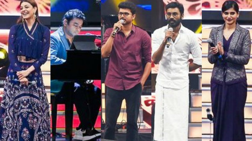 4) Pic-1:  #Mersal launch pooja , Pic-2: Audio Launch and Pic-3: Success Meet  #3YearsOfMegaBBMersal  #Master  #ThalapathyVIJAY  @Hemarukmani1 Ending the thread, hope U all liked it