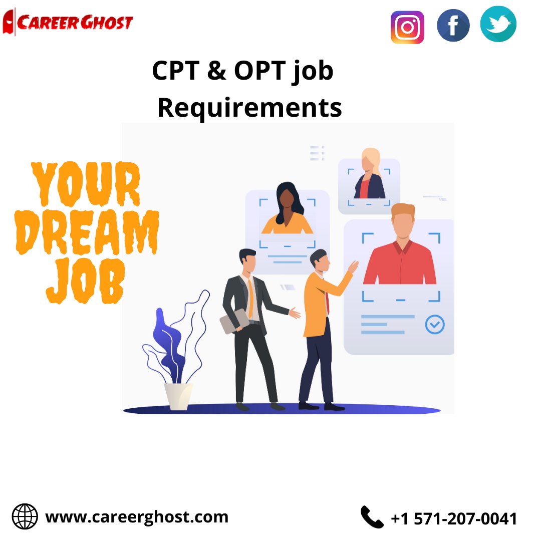 Career_Ghost's tweet image. We at CareerGhost are encouraged to look for the best OPT jobs for you that not only employer wants but also what you deserve as well.

#OPTJobs #H1Bjobs #f1visastudents #stemcareer #visasponsoredjobs #careerghost #opt #ctp #H1B

careerghost.com