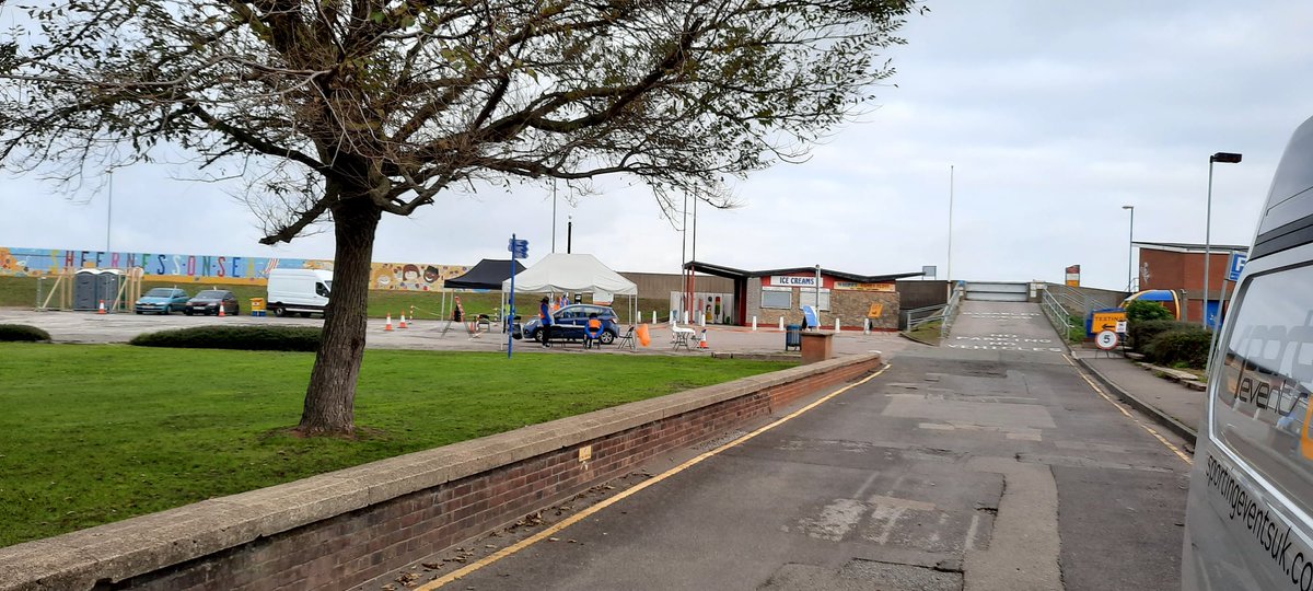 TheIslandRun's tweet photo. EVENT POSTPONED TOMORROW - URGENT

Urgent message for everyone attending The Island Run tomorrow.

We've arrived on site to setup &amp; are shocked to have found a pop-up COVID-19 testing station next to Race HQ &amp; the start &amp; blocking the route.  
More here: https://t.co/dz5miWsxi7 https://t.co/G798R5KTMN