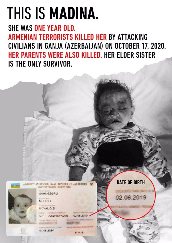 #ArmeniaKillsChildren #ArmeniaKillsCivilians #StopArmenianTerrorism #StopArmenianOccupation #DontBeBlind <a href="/BBCWorld/">BBC News (World)</a> <a href="/euronews/">euronews</a>