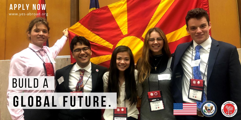#YESAbroad can help you build international competence and develop ties within the global community. Apply now for a full scholarship to study abroad in one of 14 countries. Apply at yes-abroad.org/how-to-apply 

#ApplyNow #ExchangeOurWorld