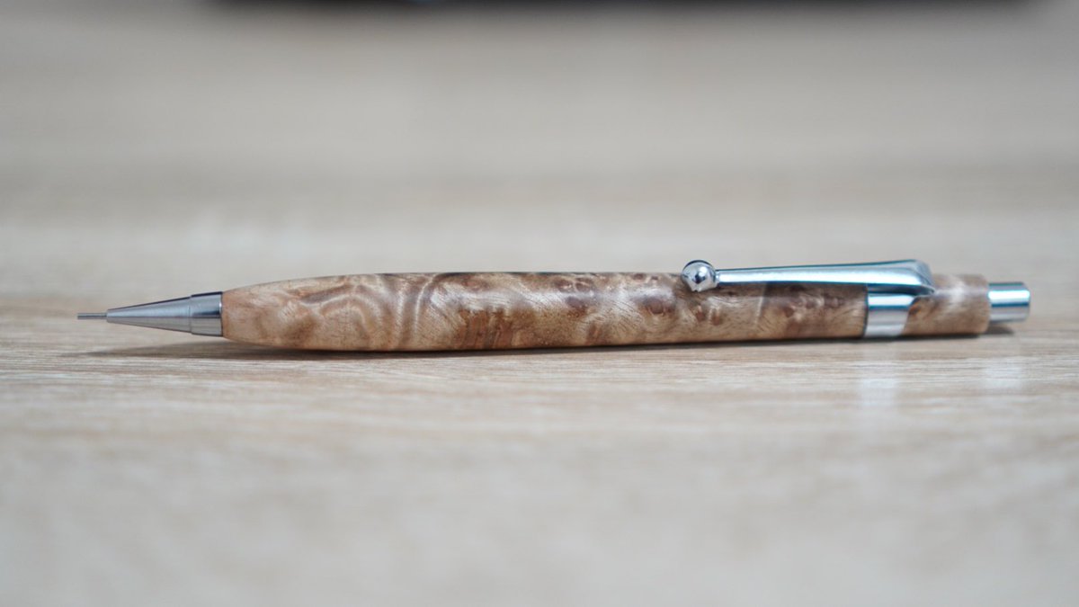 HBK手工房 シャープペンシル 0.5mm マーブルウッド