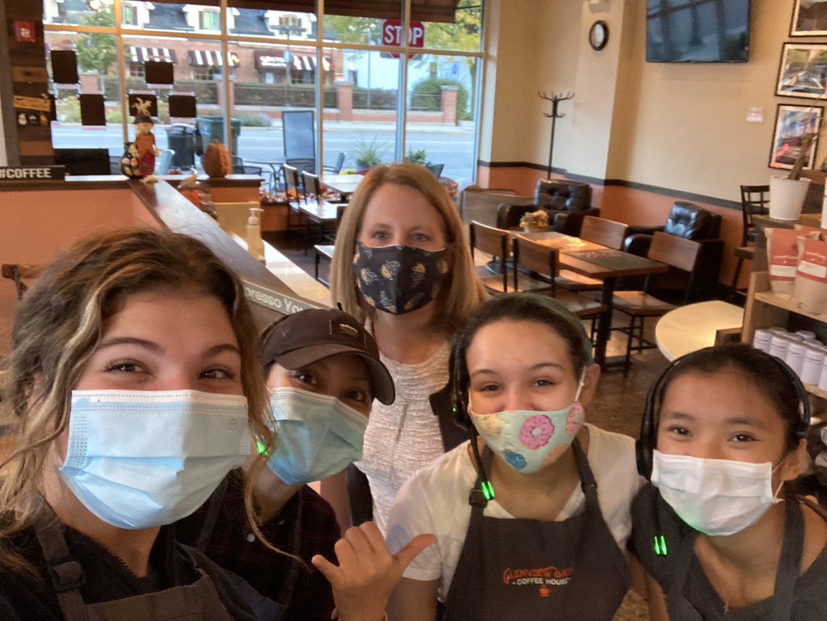GlenviewGrind's tweet photo. INSIDE IS NOW OPEN! ☕️😷 #drivethruopentoo #insideseating #outsideseating #coffeetime #supportlocal #glenviewstrong #glenviewgrind https://t.co/Asgck4DucK