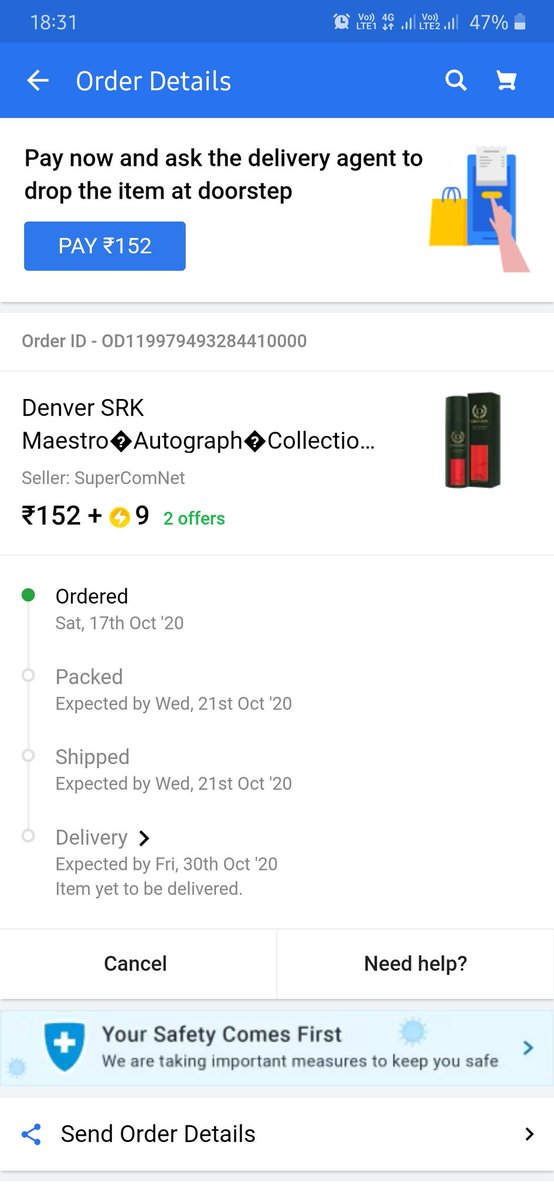 iam_trulyAdarsh's tweet image. 🔥🔥🔥🥳🥳🥳 @DenverForMen @iamsrk #signofsuccess