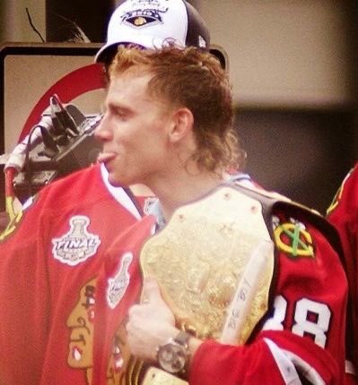 day 69 of nhlers as cute animals: who wore it better? peeksy vs. bunny edition  (for those wondering... yes, yes i did give the bunny a mullet)