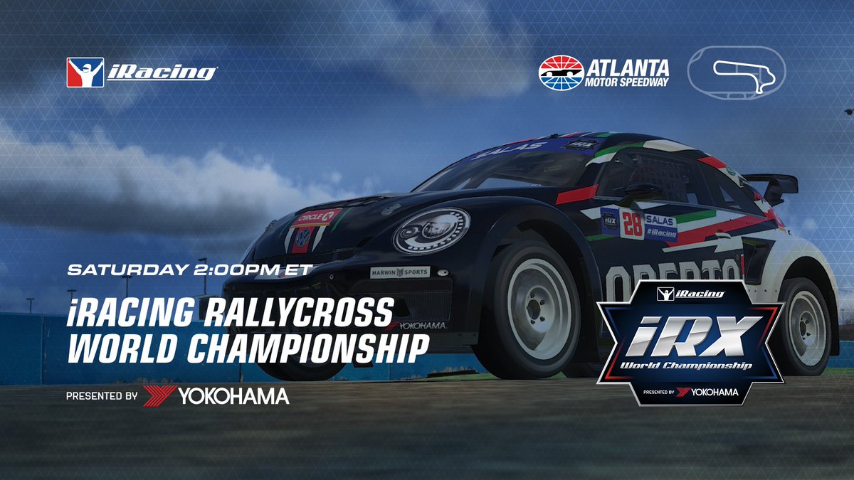 We’ve got another round of @iRacing iRX coming at ya today.
Join us live on Facebook at 2pm ET to cheer on the #AllAndretti duo of @vicente_salas14 & @BeauAlbert06! https://t.co/SSUhPq3QlI