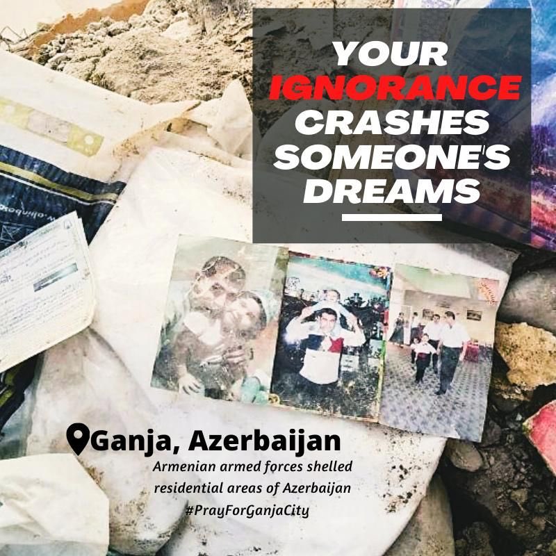 arzmnlytn's tweet photo. Please, don’t keep your silence against Armenian terrorism. Armenians dehumanized. Justice for our innocent people’s dreams!   #Ganjacity #BevoiceofGanjacity #StopArmenianTerrorism #Babykillerarmenia @amnesty @UNICEF @CNN https://t.co/IqkFK8LZ6q