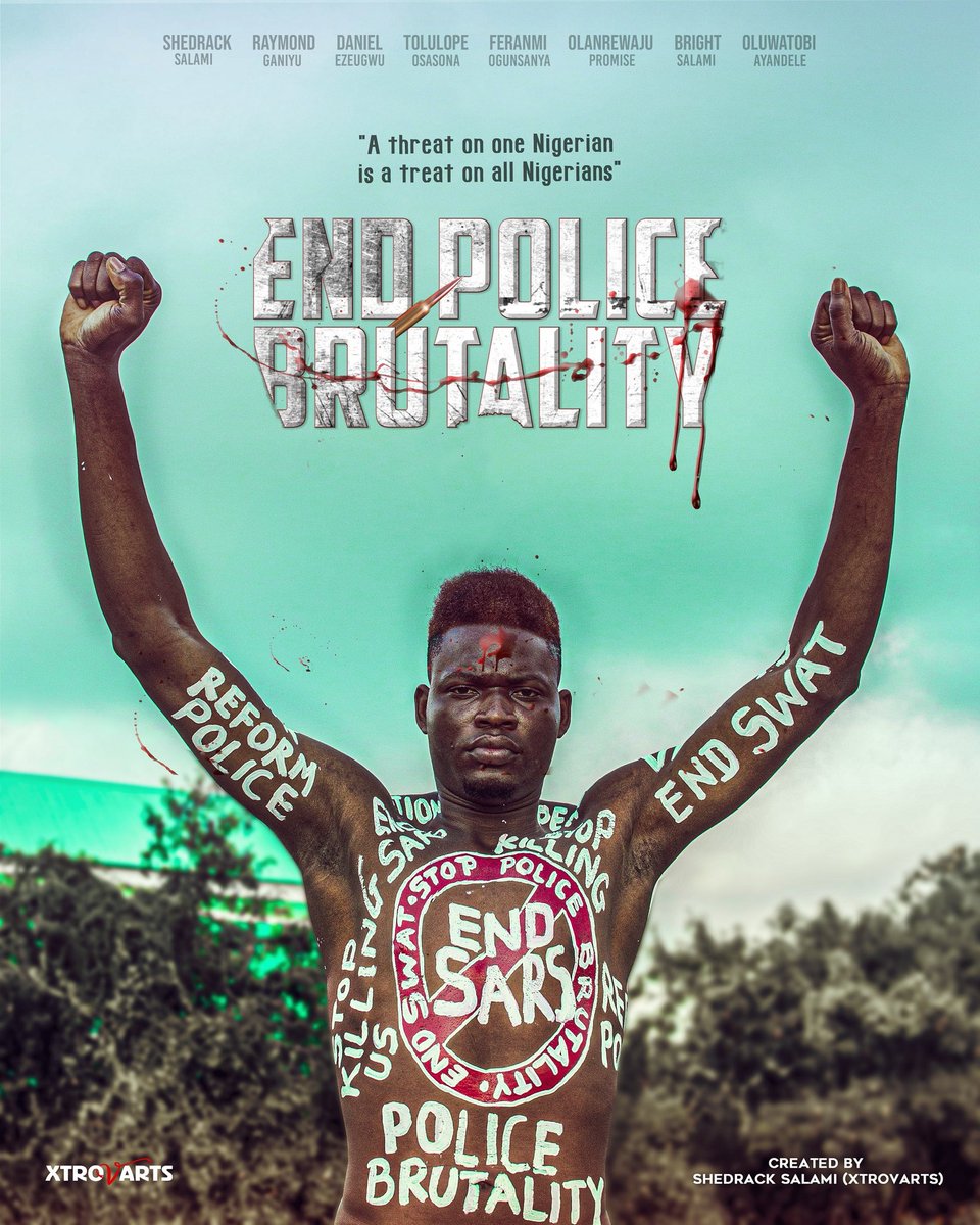 iam_coachlatiph's tweet photo. @Omojuwa For Ifunaya✊🏽
For Jimoh ✊🏽
For Tony Zitta ✊🏽
For Tina Ezekwe ✊🏽
For Kolade Johnson ✊🏽
For Chibuike Anams ✊🏽
For Ifeoma Abugu ✊🏽
For Tiyamiu Kazeem ✊🏽
For Solomon Eze ✊🏽
For the 8 killed in Ogbomoso ✊🏿
For the Boy killed in Osogbo ✊

#EndSARS #EndSWAT https://t.co/CU1ULlnX59
