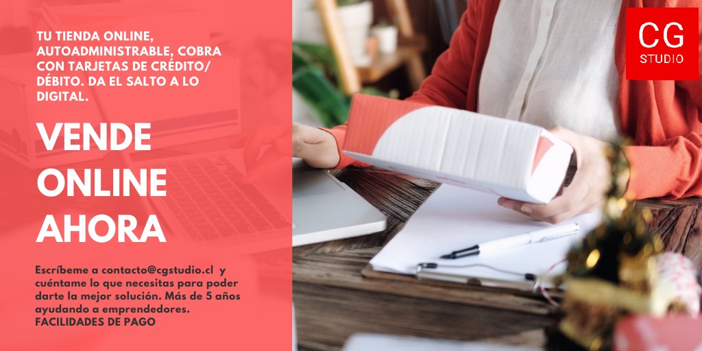 CGStudio_Diseno's tweet photo. 🛒💻 Vende por internet y llega a más clientes! Te ayudo a crear tu tienda online! Más de 5 años ayudando a #Emprendedores 👐
Escríbeme a contacto@cgstudio.cl y cuéntame qué necesitas - https://t.co/POtuNPmLih 
#FelizSabado #Sábado #Chile #Pyme #Corfo #Santiago #ViñaDelMar #PYMES https://t.co/0mNaB8Jqy0