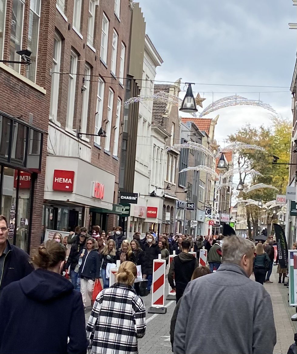 T is weer gezellig druk in #Zwolle, #corona of niet.