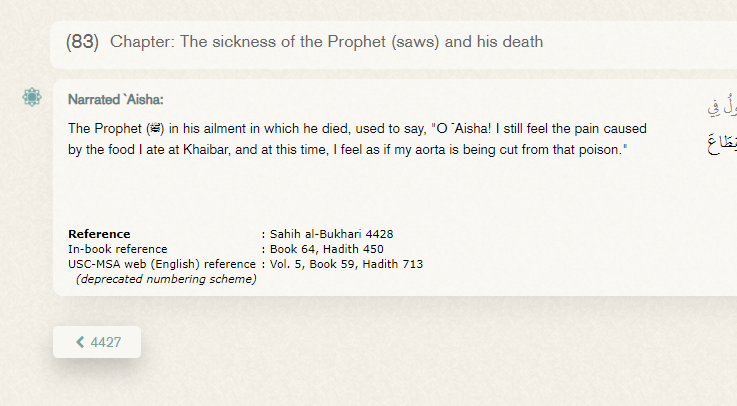 Harris Sultan On Twitter So The Quran Says If Muhammad Lies About Allah Allah Will Cut His Throat Guess What Muhammad Complained In His Final Days Had The Messenger Made Up Something