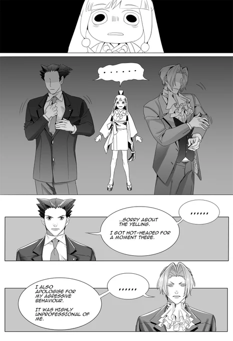 How Maya found out (2/2) #AceAttorney #wrightworth #narumitsu #ナルミツ 